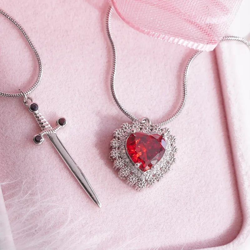 Gothic Punk One Arrow Through The Heart Creative Two Color