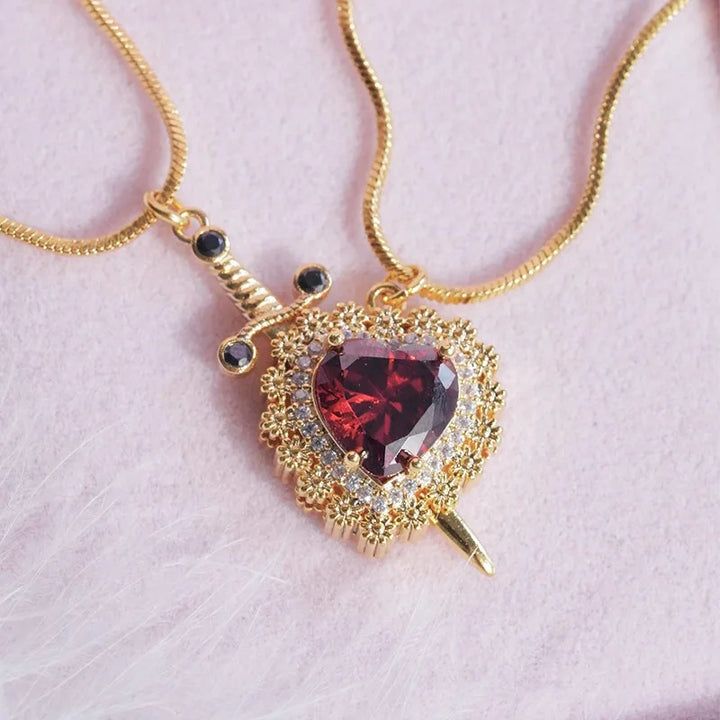 Gothic Punk One Arrow Through The Heart Creative Two Color