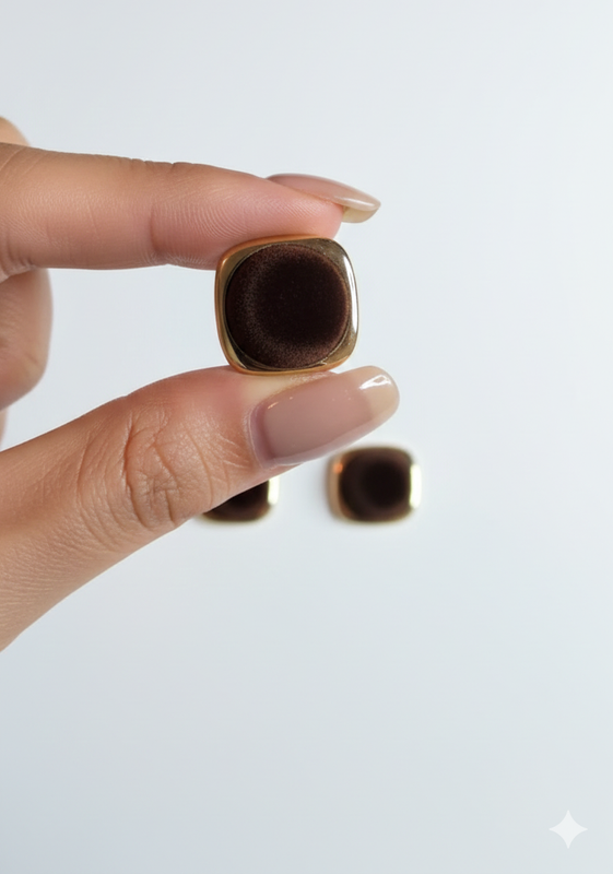 Gold Tone Pearl Stud Earrings with Oval Halo Design