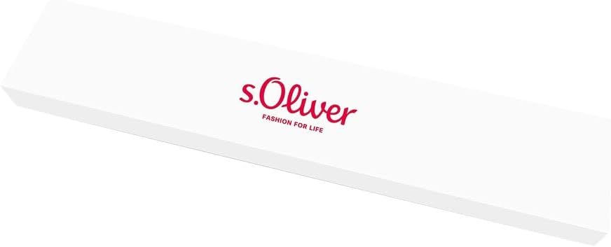 S.Oliver bracelet 925 Sterling silver/stainless steel for women, bracelet, with synthetic zirconia, infinity, comes in a jewelry gift box