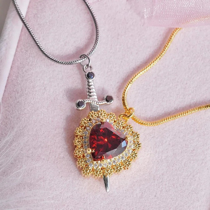 Gothic Punk One Arrow Through The Heart Creative Two Color