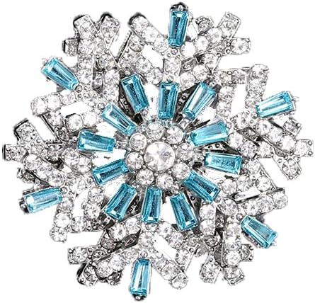 Christmas Xmas Rhinestone Brooch New Year Tree Star Snow Pin Badge Brooch Memorabilia Gift Decorations