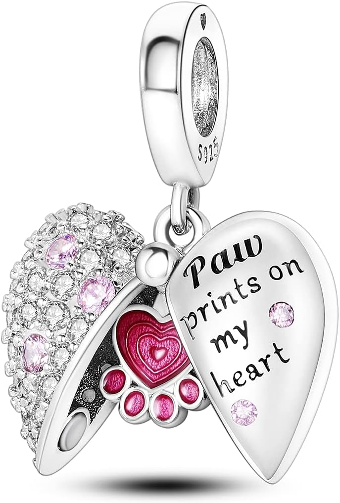 MULA 925 Sterling Silver Charms for Bracelets and Necklaces Dangle Pendants Beads Charms Jewelry Charm for Women Mother