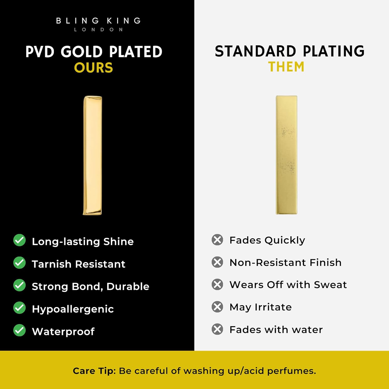 12mm/18mm Gold Ornate/Crystal Pattern Belcher Bracelet, 8-Inch, PVD Gold Plated – Bling King London