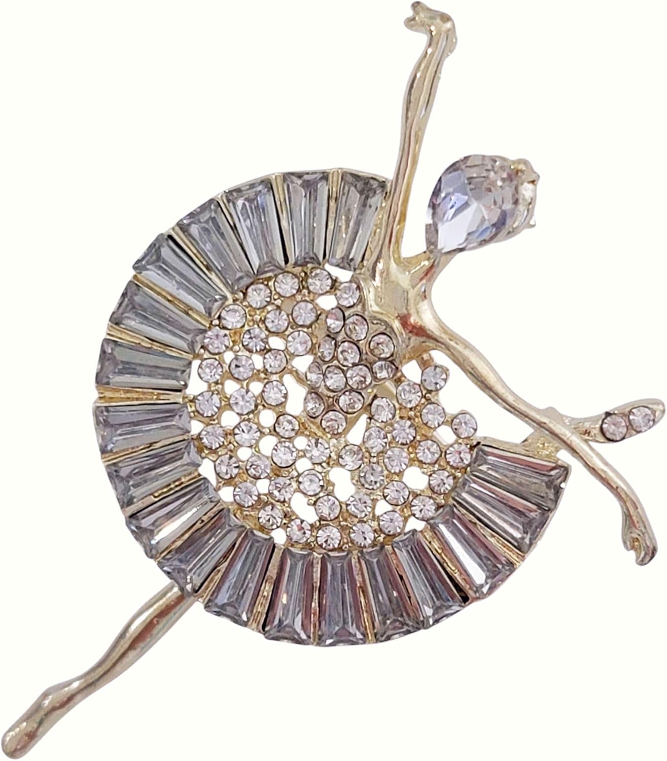 GFM® Ballerina Dancer Brooch - Birthday, Valentine's Day, Mother's Day, Christmas (Brch-BRINA)