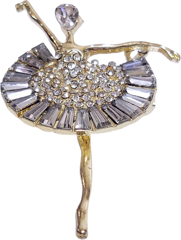 GFM® Ballerina Dancer Brooch - Birthday, Valentine's Day, Mother's Day, Christmas (Brch-BRINA)