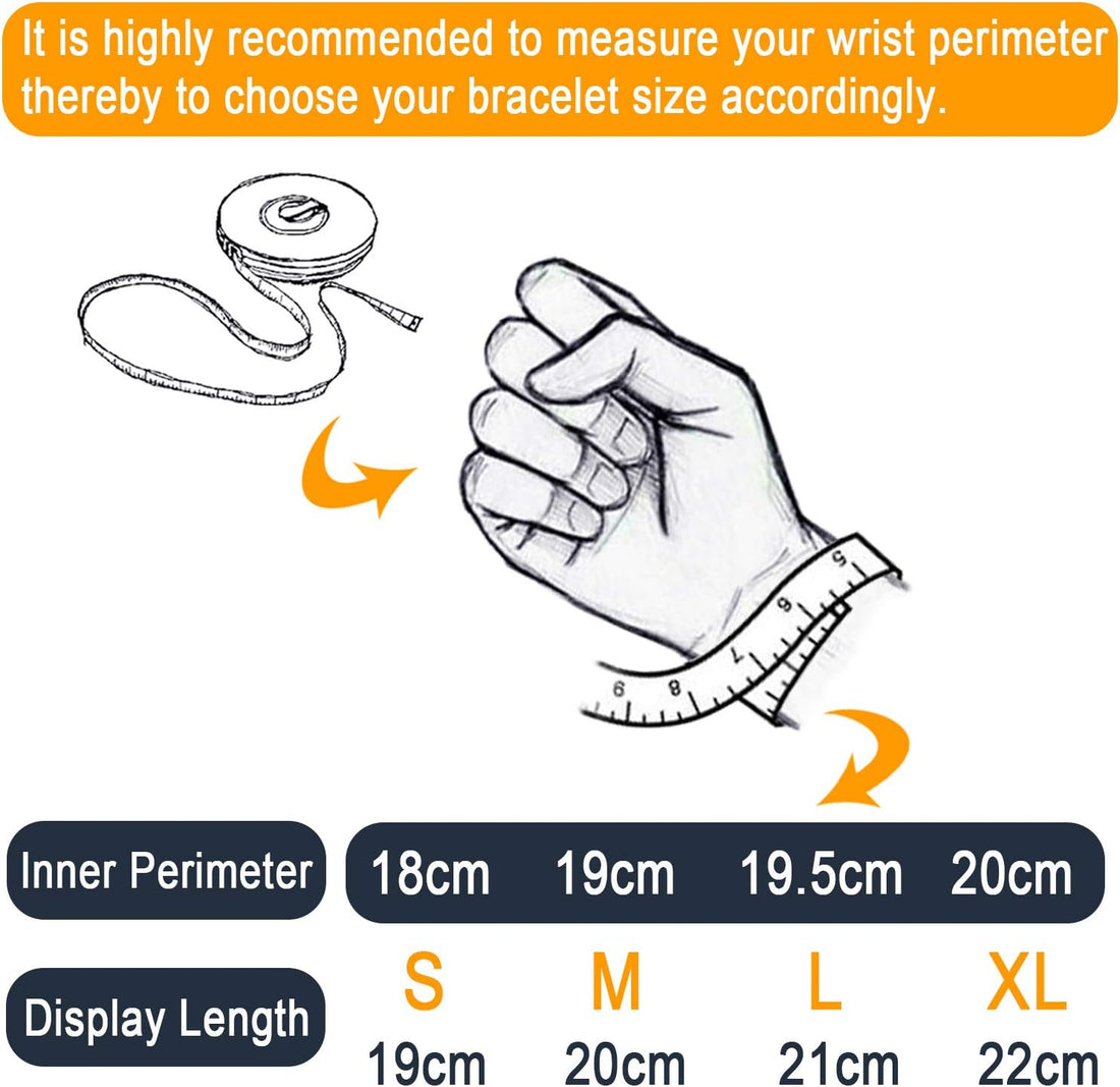 Mens Leather Bracelet – Classic Handmade Braided Black & Brown Cuff Bracelet with Engraved Magnetic Clasp Free Jewelry Gift Boxed