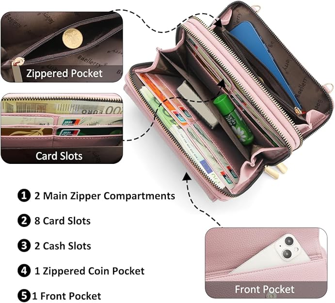 Crossbody Bags for Women PU Leather, – Adjustable Wide Strap, Camera Handbags & Phone Shoulder Bag with Removable Coin Pocket for Lady Girl Travel Shopping Daily Use