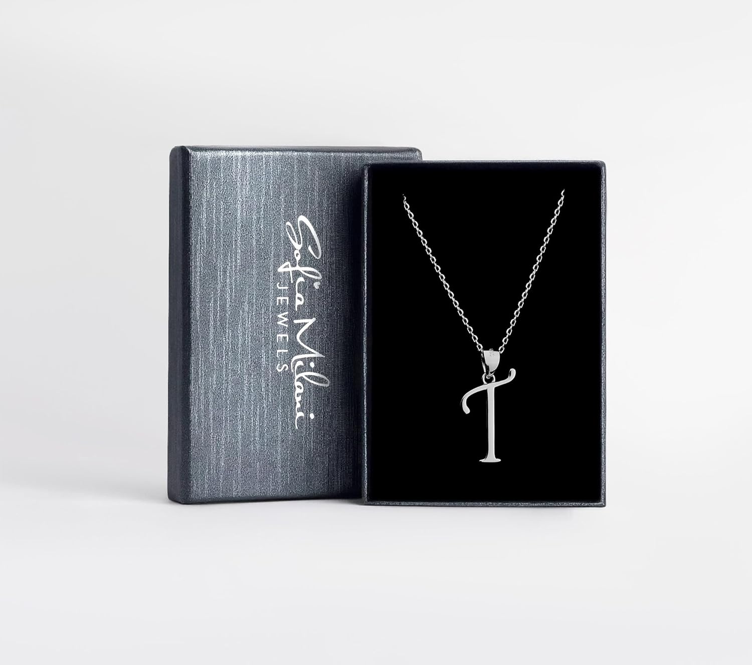 Sofia Milani - Women's Necklace 925 Silver - Letter Pendant