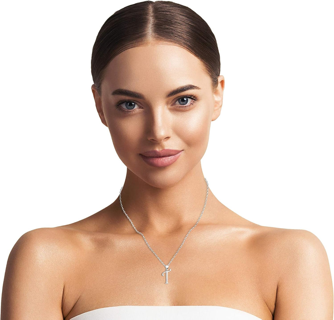 Sofia Milani - Women's Necklace 925 Silver - Letter Pendant