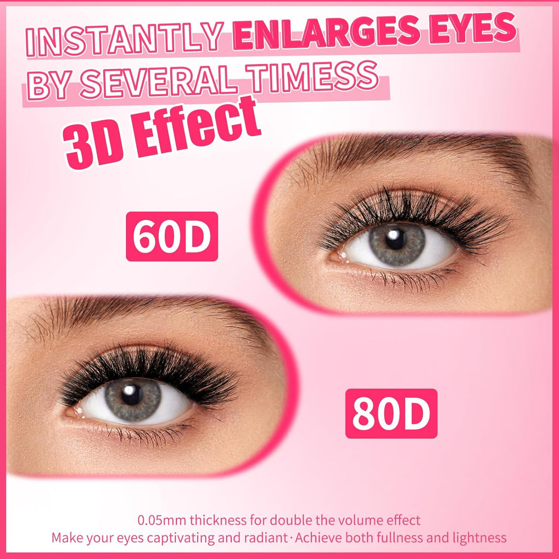 Cluster Lashes Kit 3D Style Individual Lashes Kit with 280 Pcs Lash Clusters Lash Bond and Seal Lash Tweezers Eyelash Remover Easy to Apply at Home