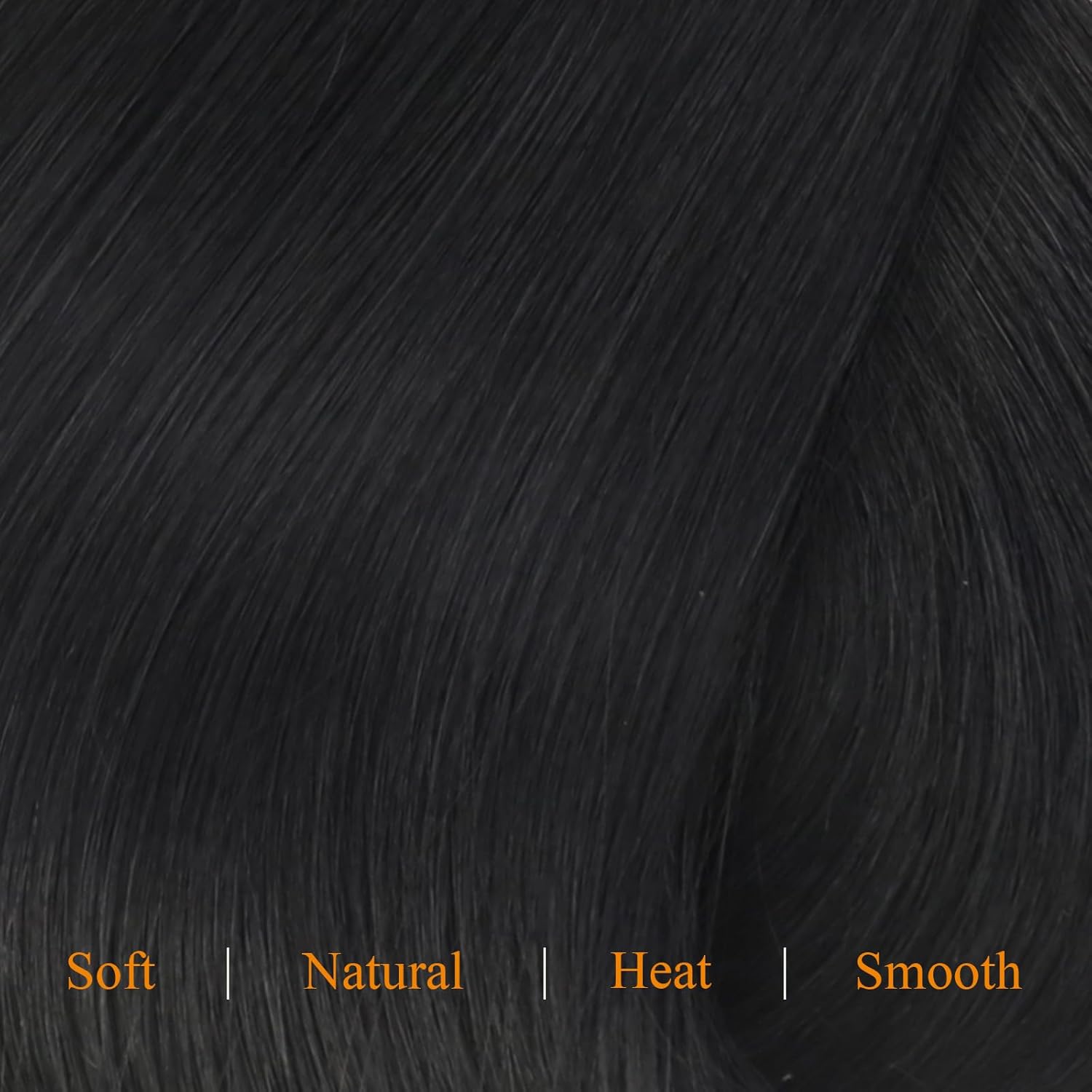 Easyouth Clip in Extensions Real Human Hair Black Clip ins Extensions Straight Jet Black Clip-in Real Hair Extension Double Weft for Daily Life 16 Inch 120g 7Pcs #1
