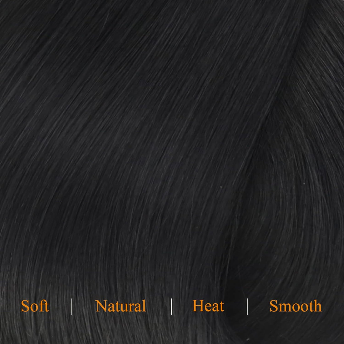 Easyouth Clip in Extensions Real Human Hair Black Clip ins Extensions Straight Jet Black Clip-in Real Hair Extension Double Weft for Daily Life 16 Inch 120g 7Pcs #1