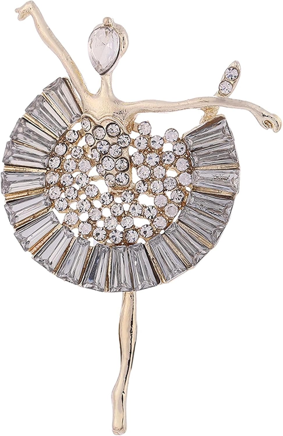GFM® Ballerina Dancer Brooch - Birthday, Valentine's Day, Mother's Day, Christmas (Brch-BRINA)