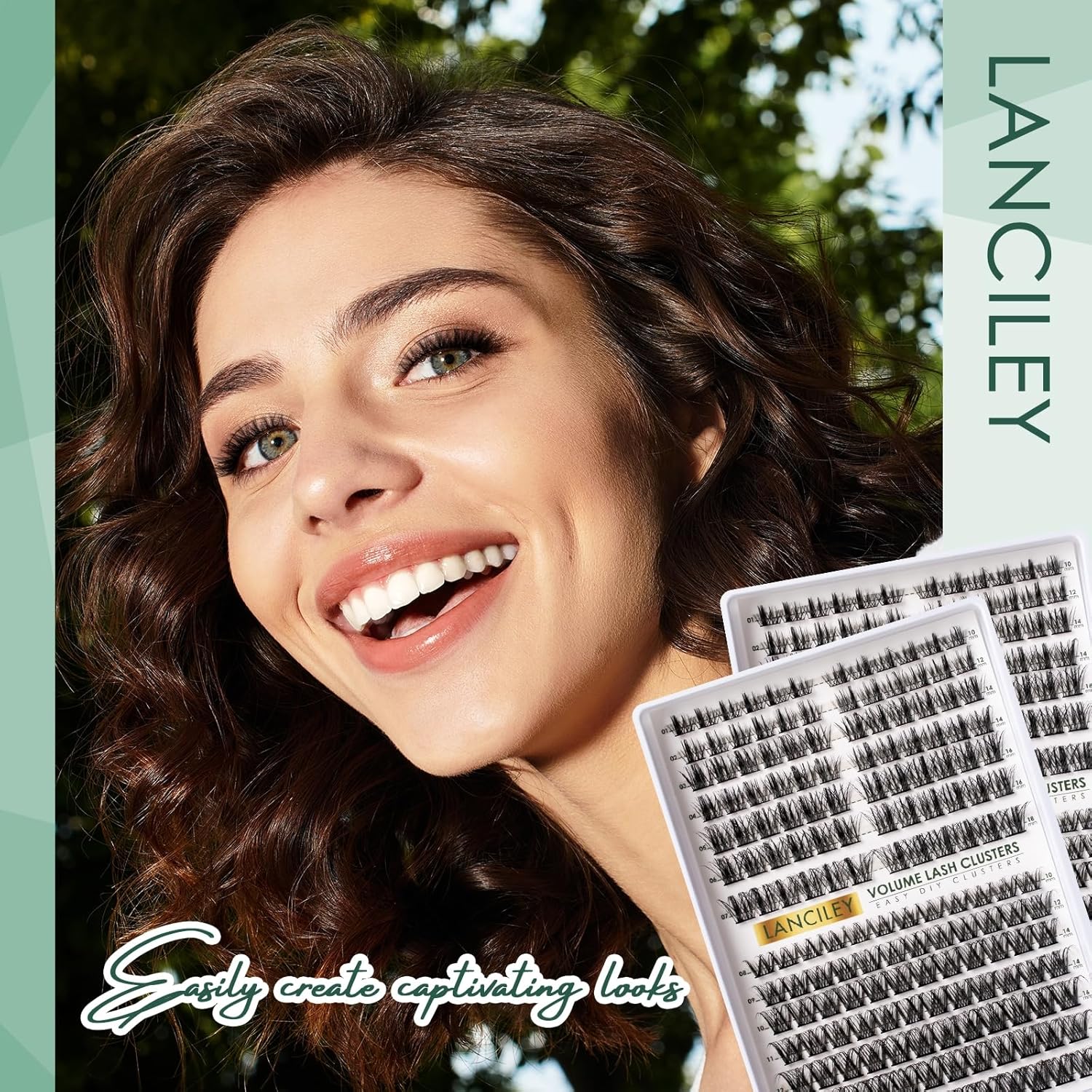 Cluster Lashes 168pcs Lash Clusters 10-18mm Individual Eyelashes Natural Eyelashes Soft Eyelash Clusters Lash Extensions Kit DIY Lashes Individual Cluster Kit with Bond and Seal and Remover-M37+M38