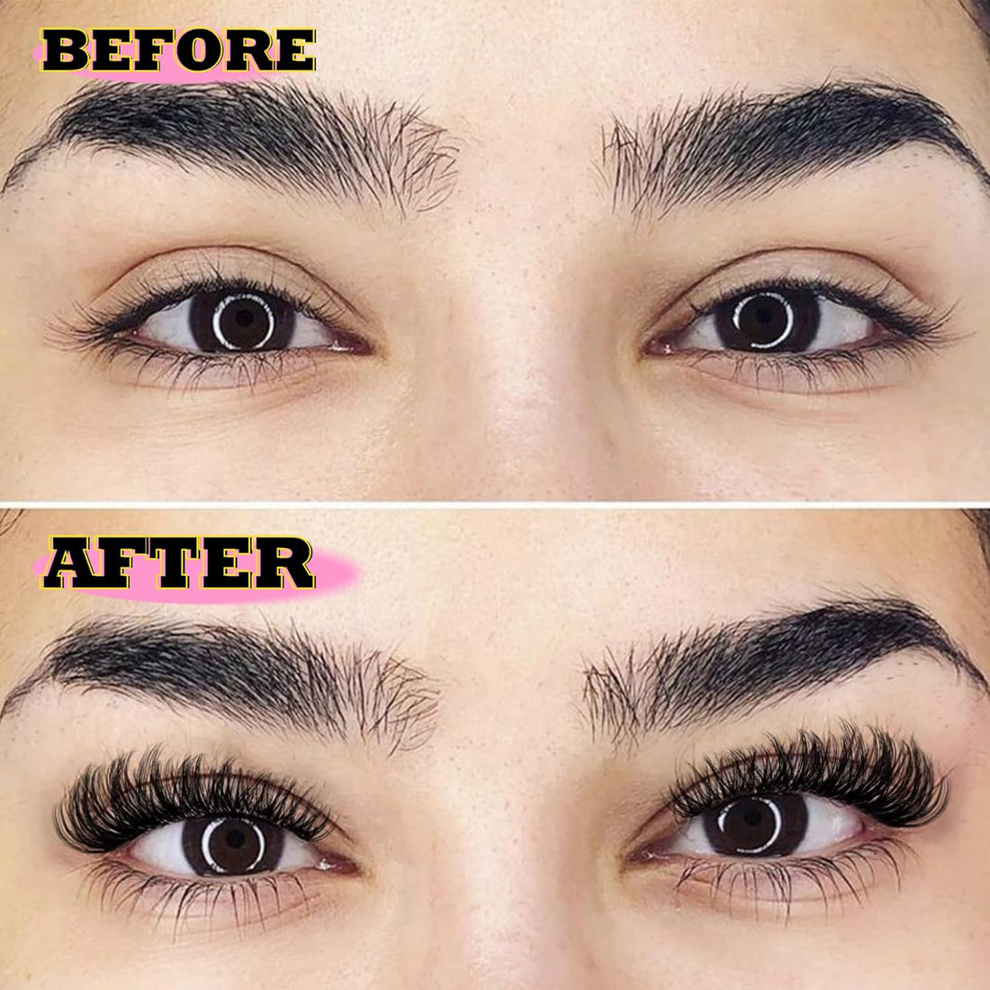 280Pcs Wispy Individual Lashes DIY Eyelash Extensions 8-16MM Fluffy D Curl Lash Extensions Lash Clusters 80D Cluster Eyelashes DIY at Home by ALICE