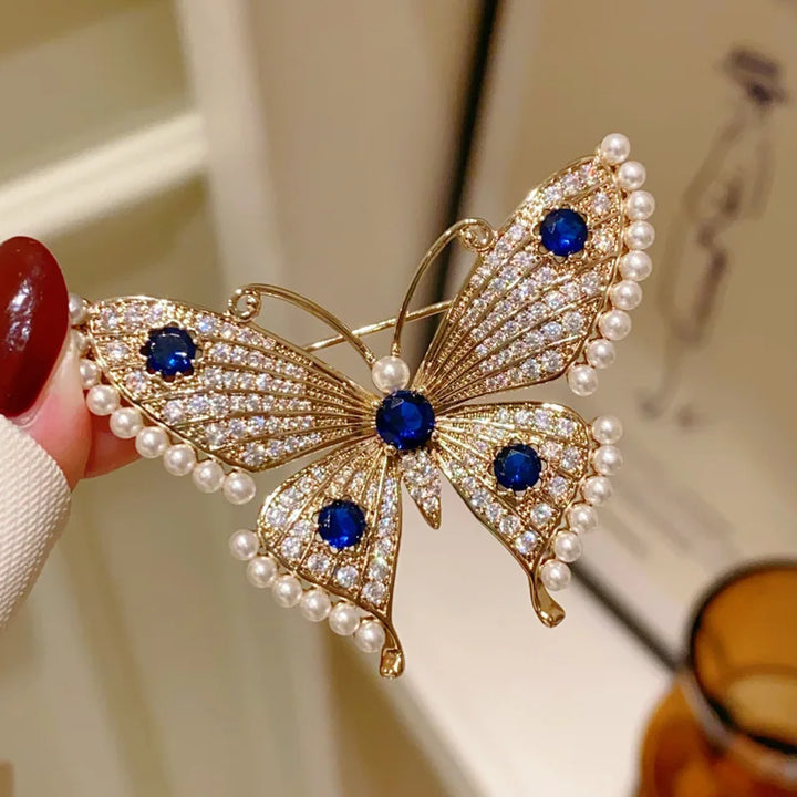 2025 The New Hot-selling Butterfly Brooch High-end Luxury Temperament Pin Fashion Corsage Coat Accessories Simplicity