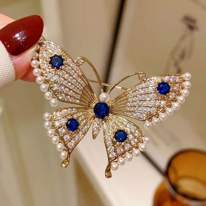 2025 The New Hot-selling Butterfly Brooch High-end Luxury Temperament Pin Fashion Corsage Coat Accessories Simplicity
