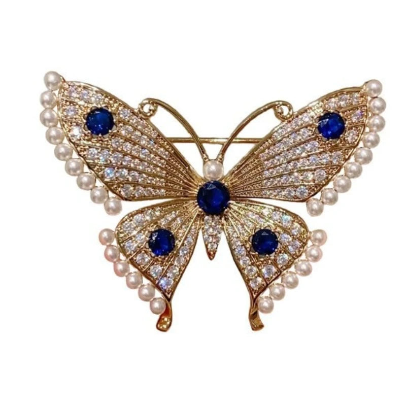 2025 The New Hot-selling Butterfly Brooch High-end Luxury Temperament Pin Fashion Corsage Coat Accessories Simplicity