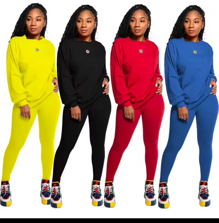 Womens two piece jogger tracksuit sweatshuits for the stylish women