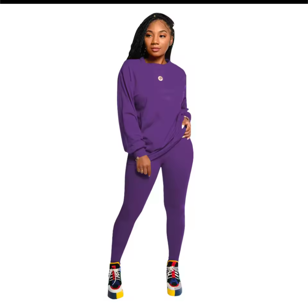 Womens two piece jogger tracksuit sweatshuits for the stylish women