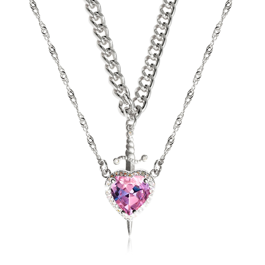 Gothic Punk One Arrow Through The Heart Creative Two Color