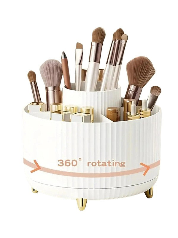 360° Rotating Makeup Organiser Brush Holder Cosmetic Organiser Brush Storage
